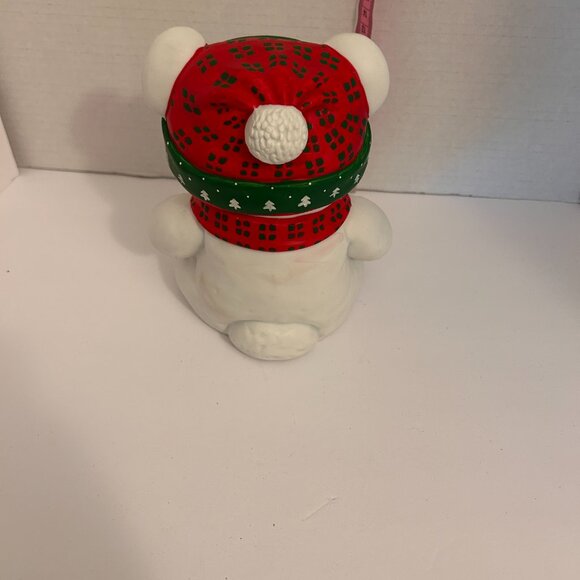 1986 Santabear Porcelain Musical Figurine | Dayton Hudson Collectible w/ Box - Picture 3 of 6